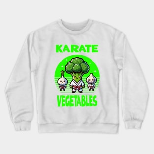 Karate Vegetables Crewneck Sweatshirt